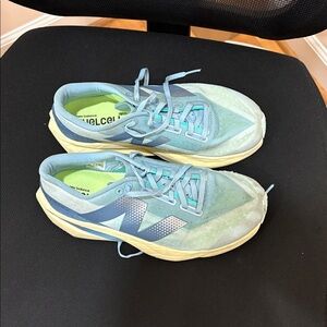 New Balance Blue and Green Athletic Shoes